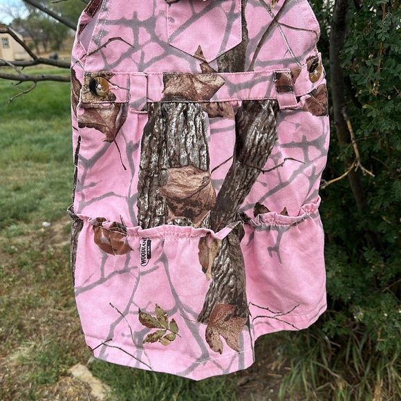 Pink Camo Suspender Dress - Picture 3 of 6